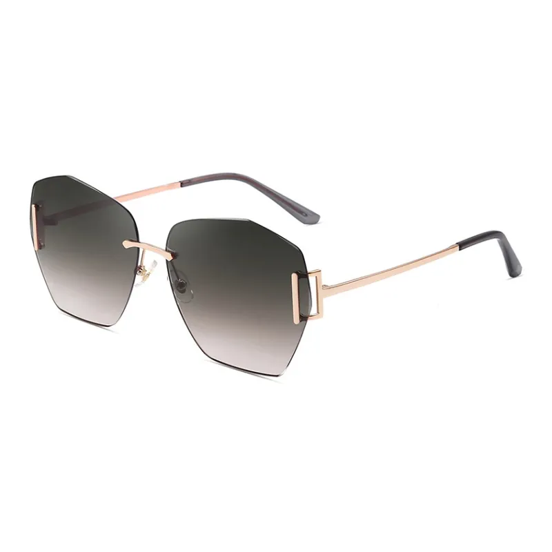 NOME Metal Irregular Shape Sunglasses Unisex-2
