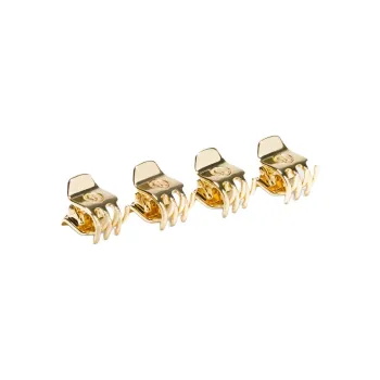 Lululemon Metal Hair Clips Unisex Gold