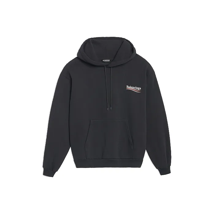 Balenciaga Political Campaign Logo print Hoodie-0
