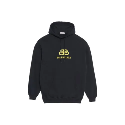 Balenciaga Oversized Interlocked Bb Hoodie