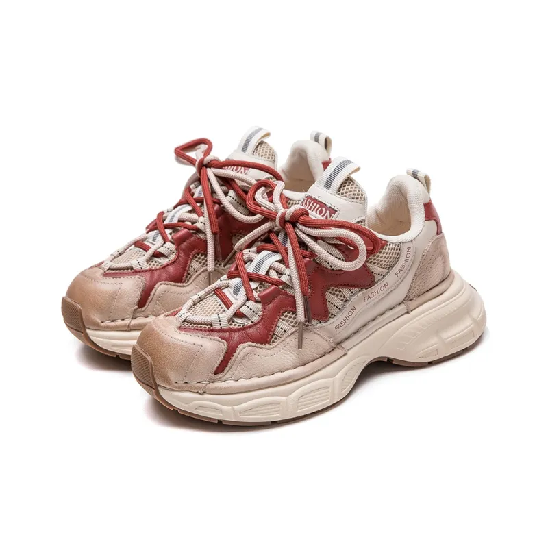 Jay Height Increasing Low Top Chunky Sneakers Women's-6