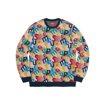 Supreme Scatter Text Crewneck