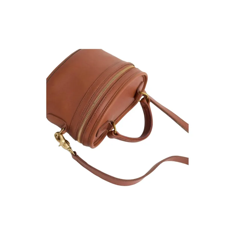 COACH VintageTrail Leather Shoulder Bag Crossbody Bag Handbag Small Size Women's Brown-3