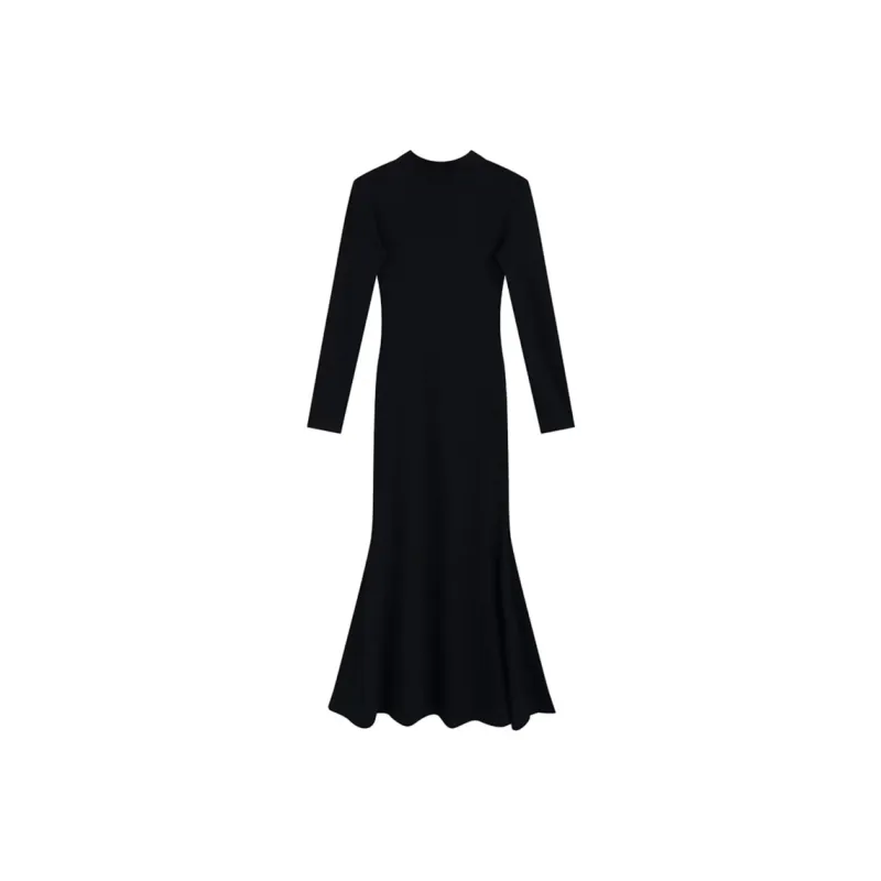 JOSR Long Sleeved Dresses Women's Black-1