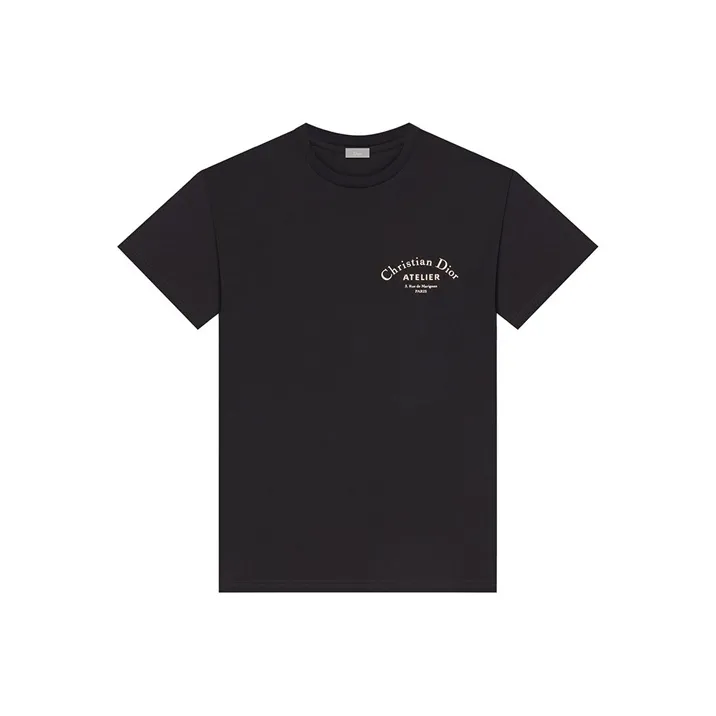 DIOR Quarterly New Products T Shirts Unisex Black-0