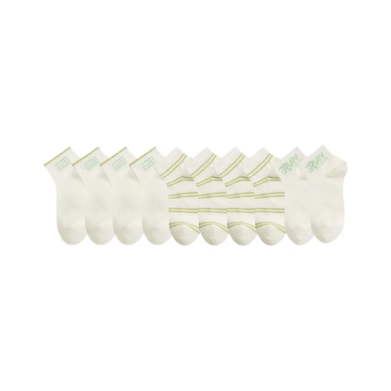 Cotton Gene Ankle Socks Women's 10 Pack-6