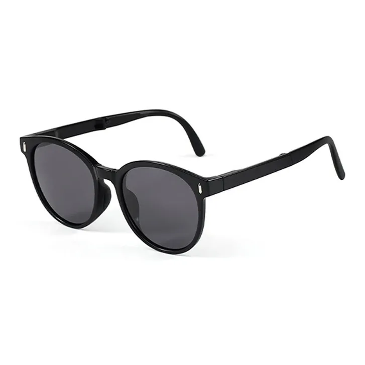 NOME TR/Memory Plastic Round Sunglasses Unisex-0