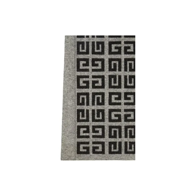 Givenchy Reversible Logo-Intarsia Knitted Scarf-4