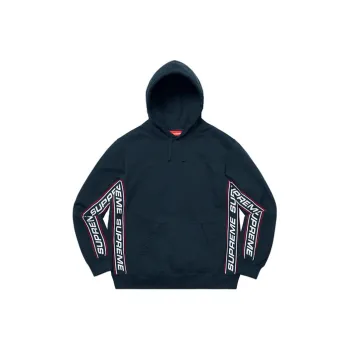 Supreme Text Rib Hooded Sweatshirt