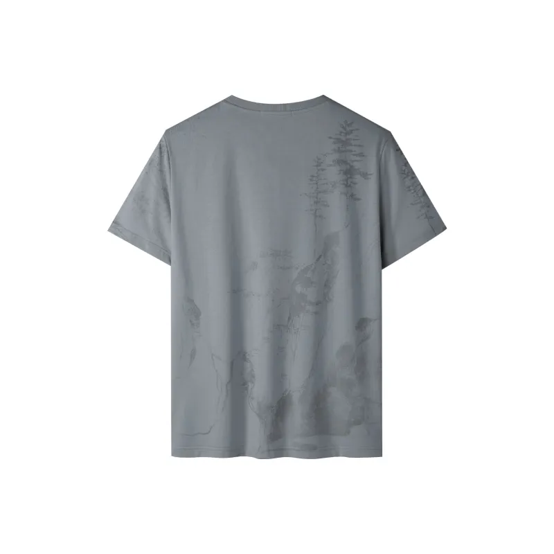 HLA The Mountain Is Not In The High Series T Shirt Men's-5