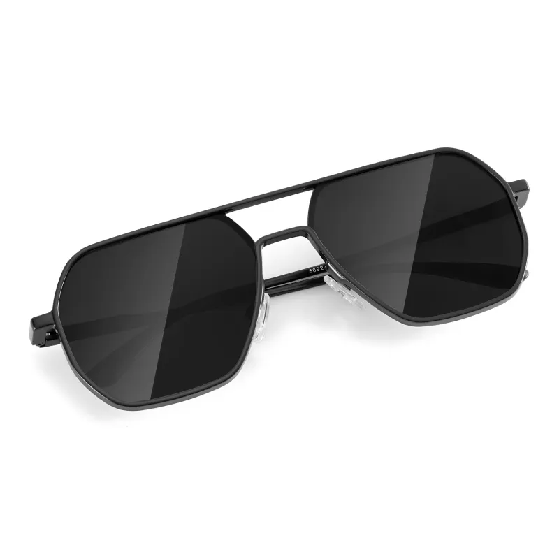 ENFANTIN Aluminum Magnesium Alloy Irregular Shape Sunglasses Unisex-1