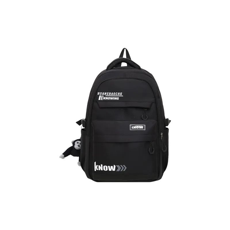 Alcohol Dragon Nylon Backpack Regular Unisex Multicolor-3