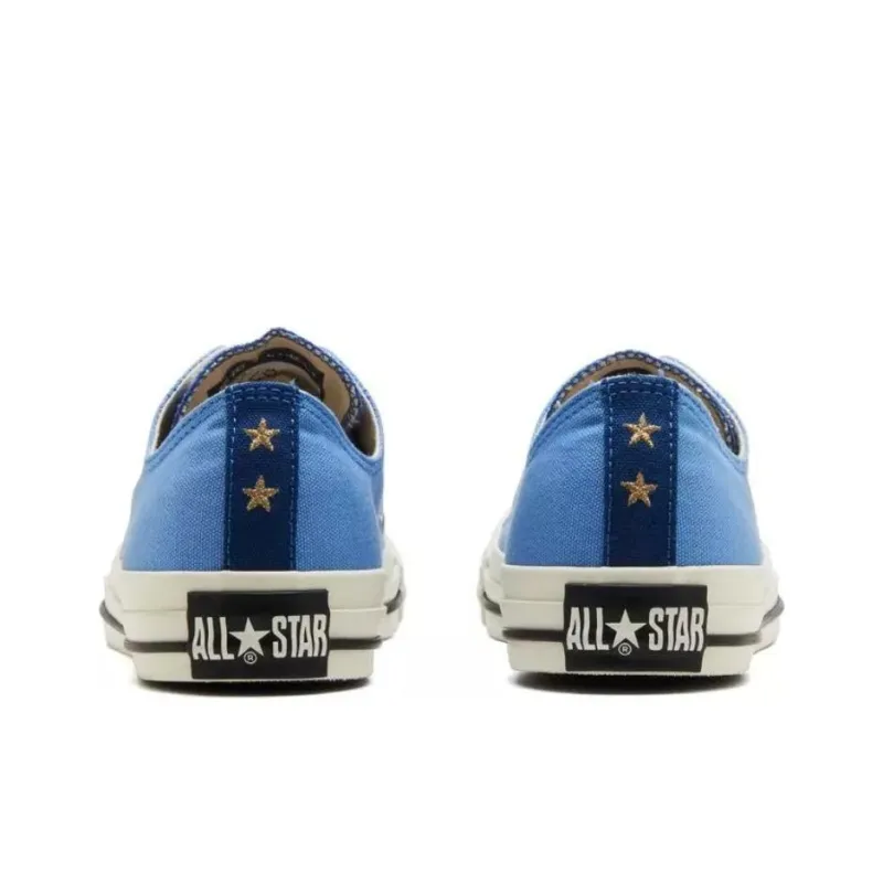 Hoshimachi Suisei x Converse All Star Anti Slip Wear Resistant Low Top Canvas Shoes Unisex Blue-3