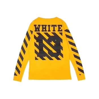 OFF WHITE T Shirt Unisex Yellow