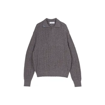 SIMPLE PROJECT Knitwear Unisex Purple Clay Gray