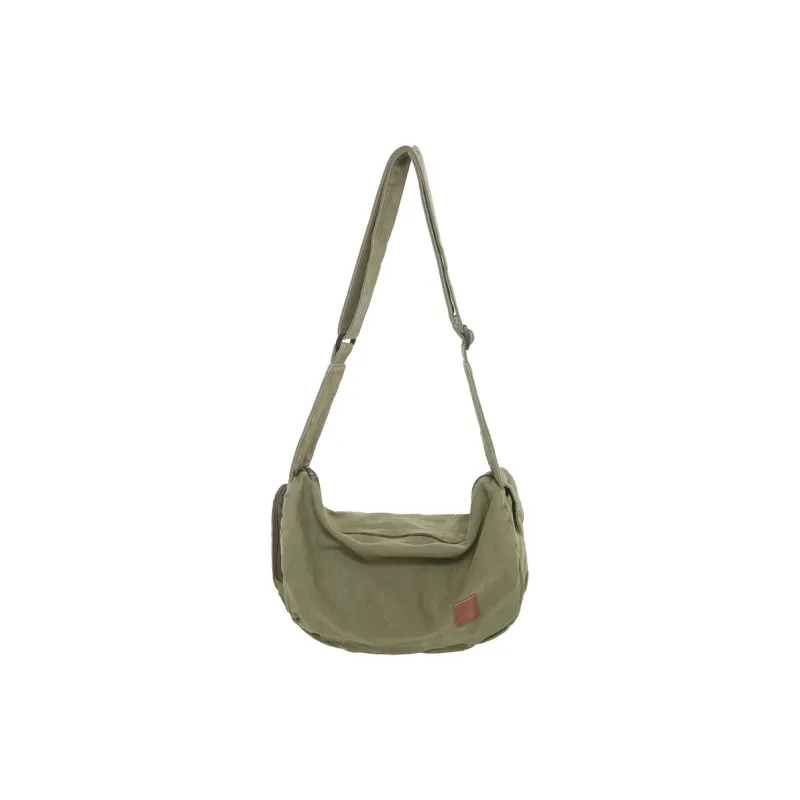 OUZIHUANG Canvas Bag Shoulder Bags Unisex Multicolor-6