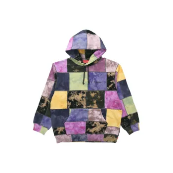 Supreme Patchwork Hooded Sweatshirt