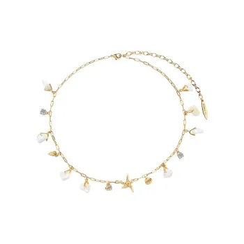 BOONEE ALUS Copper Plated With K Gold Necklaces Women's