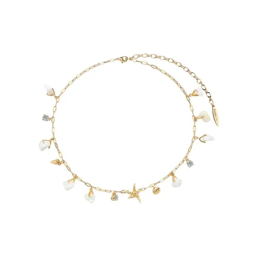 BOONEE ALUS Copper Plated With K Gold Necklaces Women's