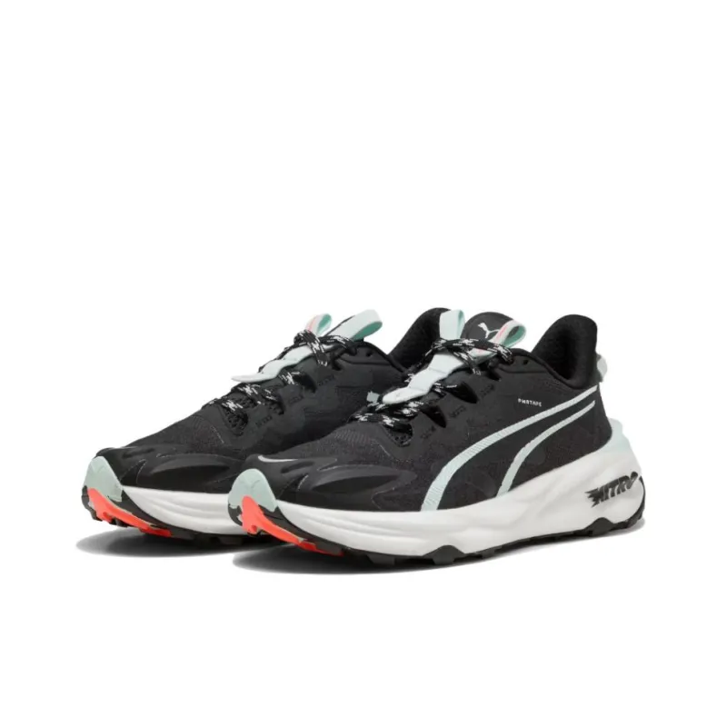 PUMA Fast Trac Nitro 3 Anti Slip Wear Resistant Low Top Running Shoes Women's Black Blue-2