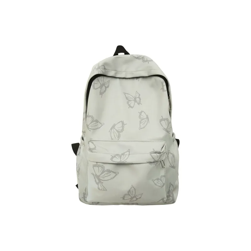 Parker Bear Nylon Backpack Regular Unisex Black/White/Green/Gray-8