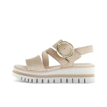 Gabor Fashion Strap Sandals 5.5cm Women's Light Umber