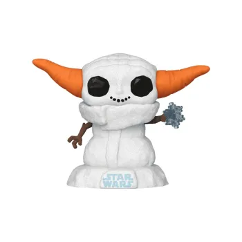 Funko Star Wars The Mandalorian Grogu Snowman Styling Chibi Figures