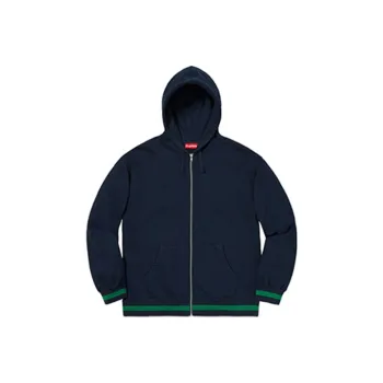 Supreme Old English Stripe Zip Up Sweatshirt
