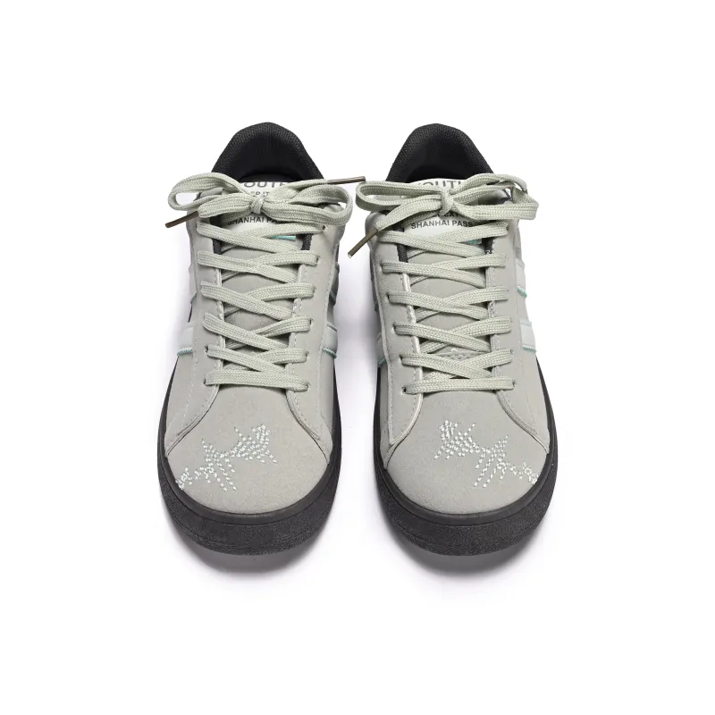 Lycakington Anti Slip Wear Resistant Low Top Skateboard Shoes Women's-12