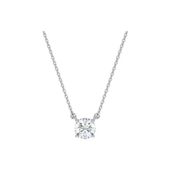Swarovski 925 Sterling Silver Necklaces Women's Silver