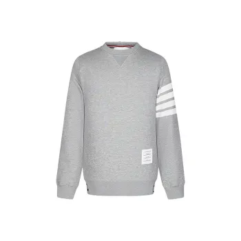 THOM BROWNE Engineered 4 Bar Crewneck Sweatshirt