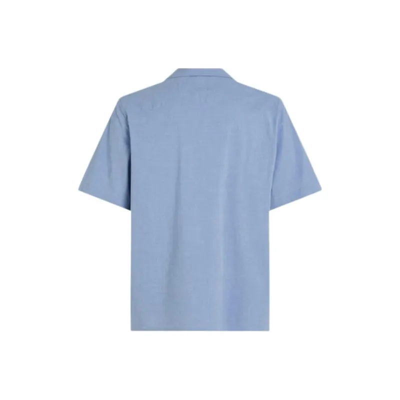 Calvin Klein Chambray Cuban collar Shirt-1