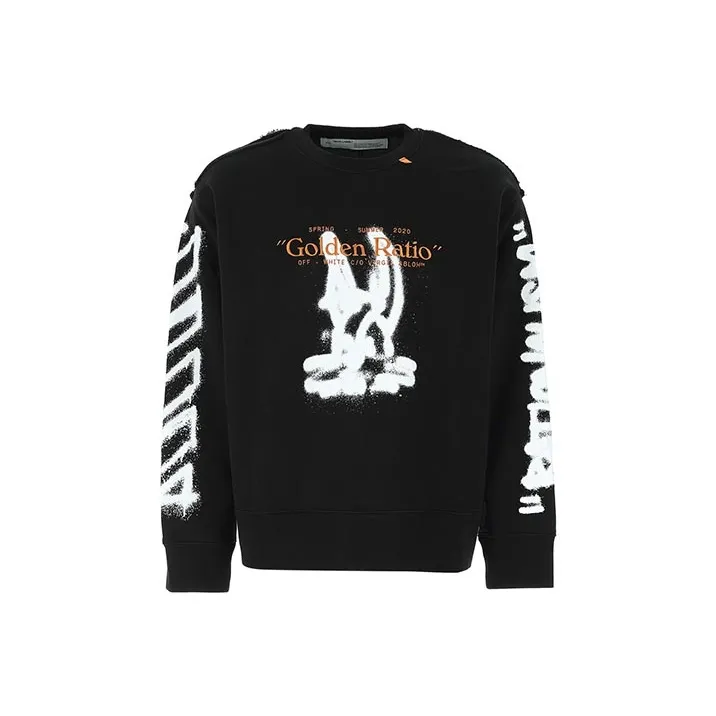 OFF WHITE Cartoon Golden Ratio Incompiuto Sweatshirt-0