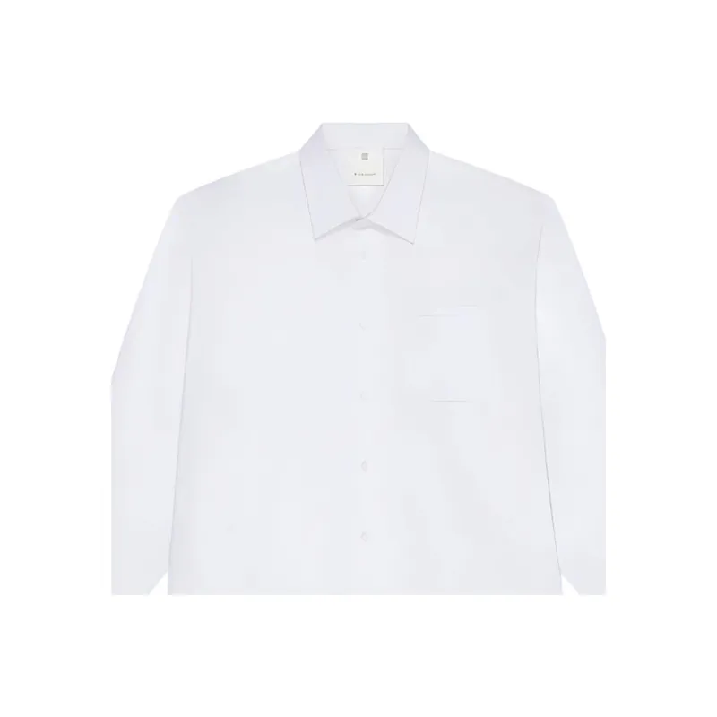 Givenchy Shirt In Poplin Shirt Men's White-4