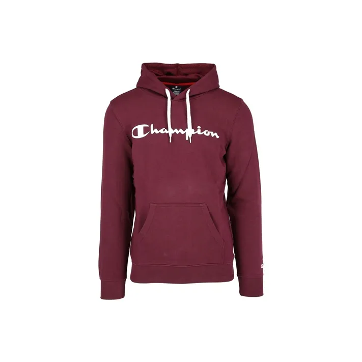 Champion Hooded Regular Sweatshirt Men's Deep Red-0