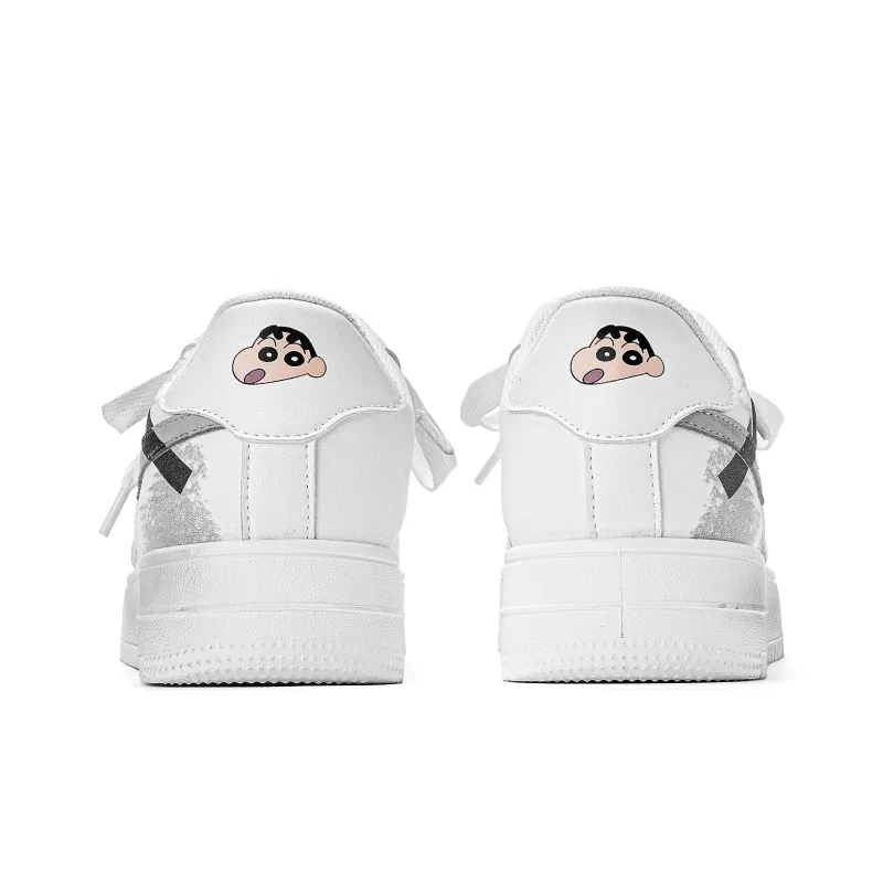 Crayon Shinchan Low Top Skateboard Shoes Unisex-29