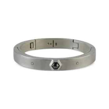 Parts Of Four Sterling Silver Sistema Black Diamond Bracelet