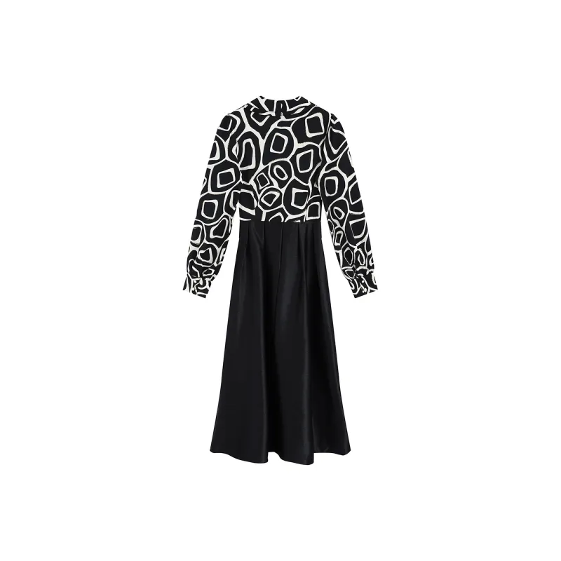 Garbege Dress Women's Black With Belts-1