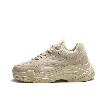 Mulinsen Cushioning Anti Slip And Wear Resistant Height Increasing Low Top Chunky Sneakers Men's Khaki