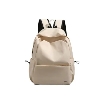 Mulinsen Nylon Backpack Regular Unisex Ecru/Black/Gray/Blue/Pink
