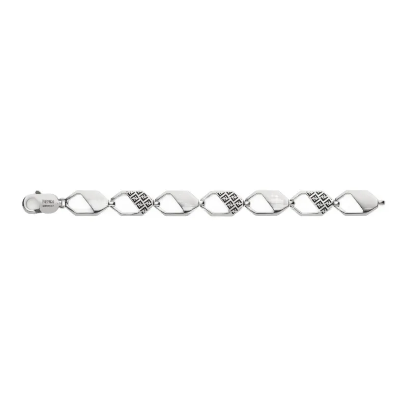FENDI Brass Bracelets Men's Silver-0