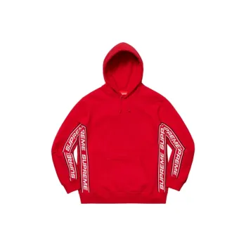 Supreme Text Rib Hooded Sweatshirt