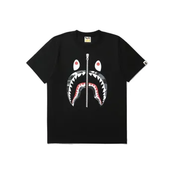 A BATHING APE Logo printed T shirt