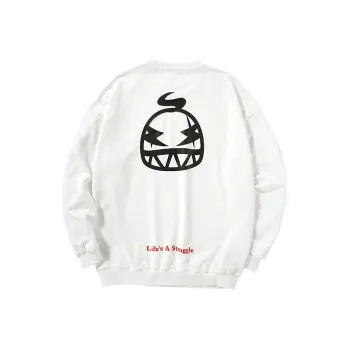 GENANX Crew Neck Loose Fit Regular Sweatshirt Unisex