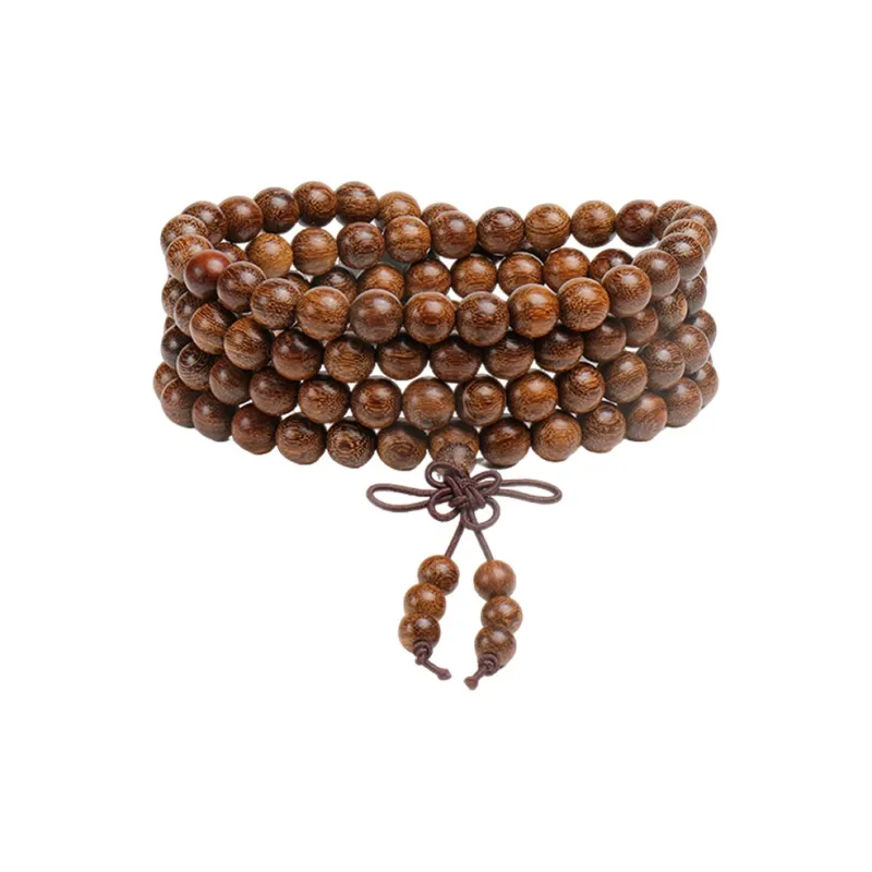 MUSHENGYUAN Golden Sandalwood Bracelets Unisex-8