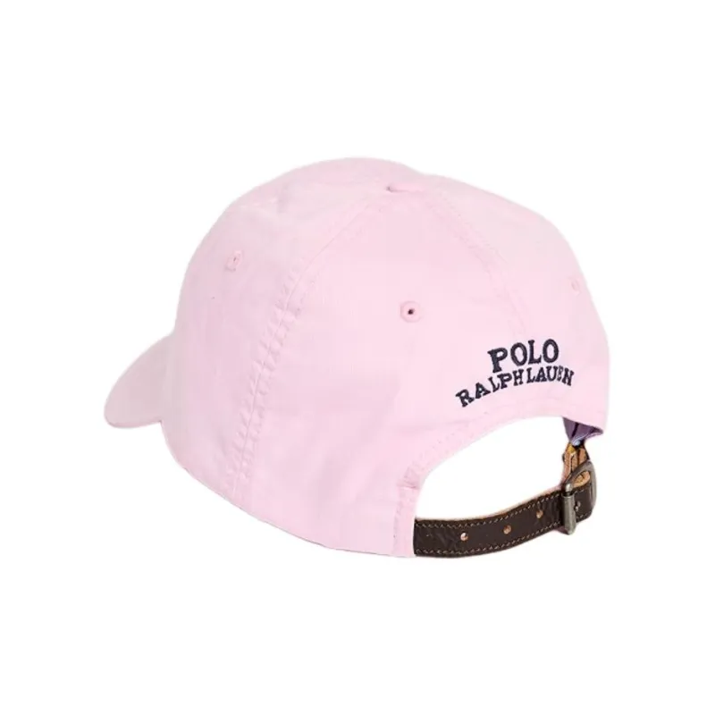 Polo Ralph Lauren Cotton Baseball Caps Unisex Pink-2