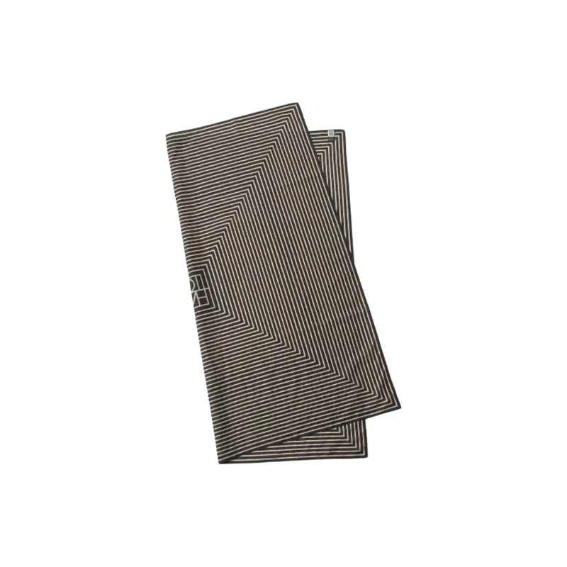 TOTEME Striped Monogram print Scarf-2