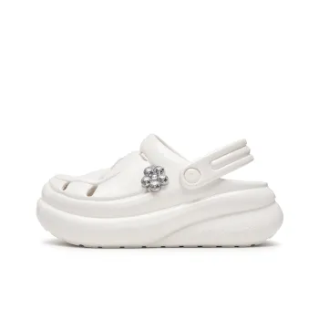 Champion Mushroom Clogs Women's Milk White/Silver White