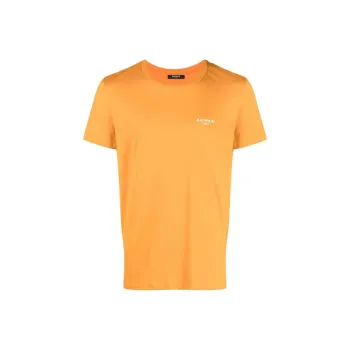 BALMAIN T Shirts Men Orange