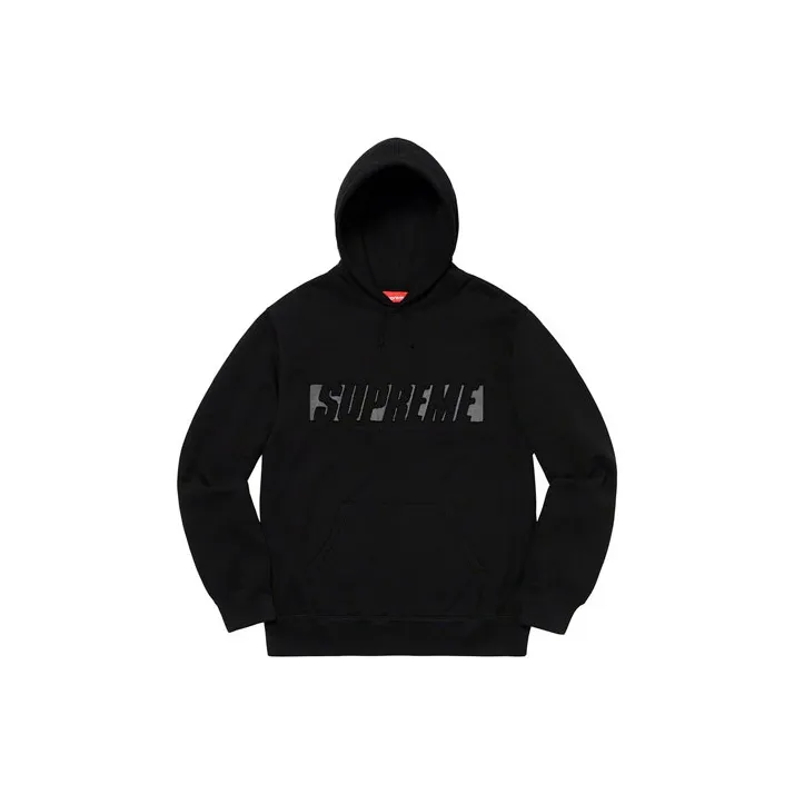 Supreme Reflective Cutout Hooded Sweatshirt-0
